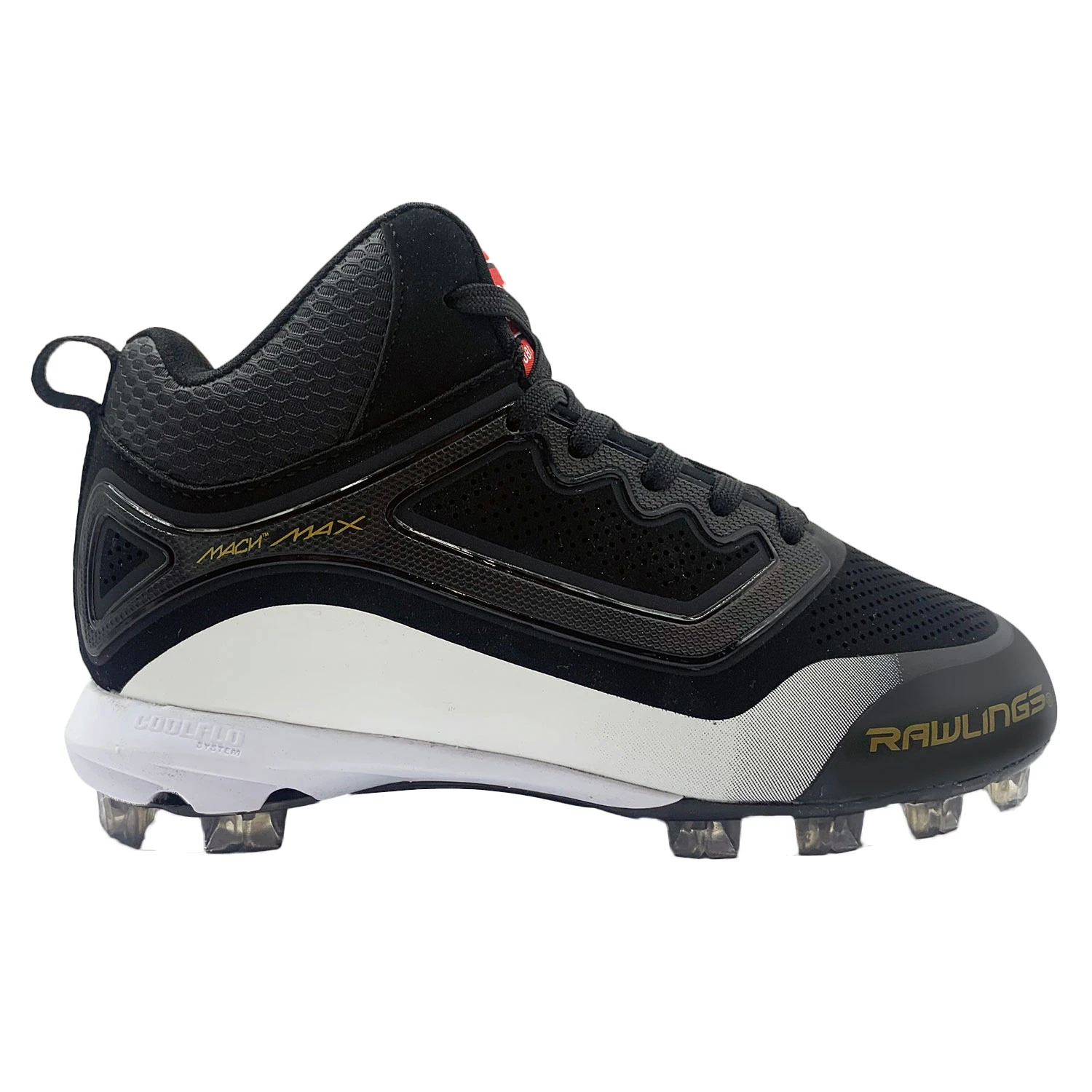 Rawlings Curve Mid Youth's Baseball Cleats 3 Rawlings Curve Mid Youth's Baseball Cleats