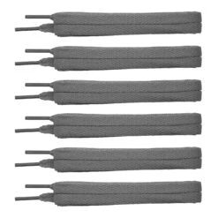 Sof Sole 45" Athletic Flat Charcoal Shoelaces